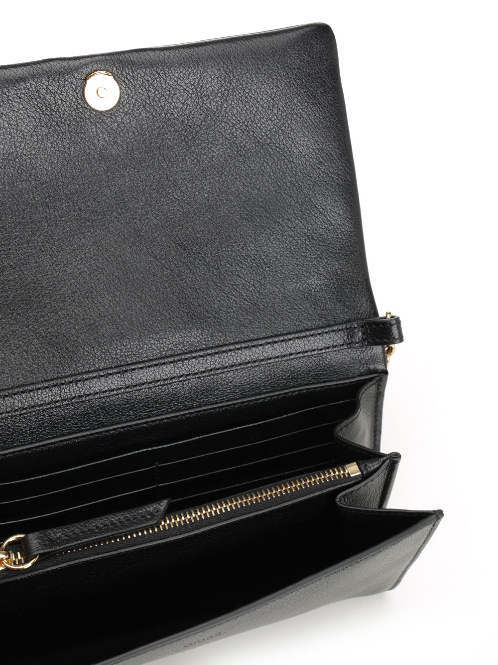 Chloe' Chloé Spin Shoulder Bags - Black | 1e4b2a257385a1fa90ed55ff598368e0a26700a9