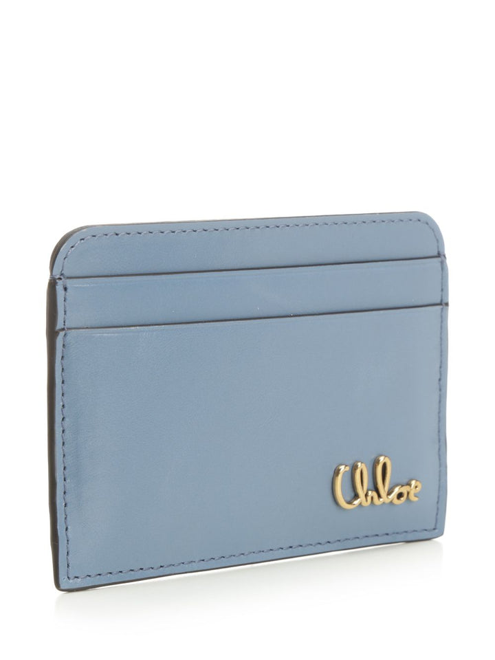 Chloe' Chloé Iconic Wallets - Blue | 5ea97bb98cea371878eb1397c3900d7c3b0bf4b8