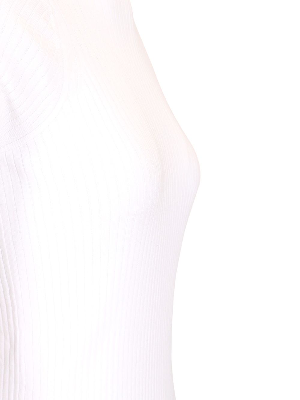 Sportmax Ribbed Cotton T-Shirt Tops - White | 90554c4b27d323c7f66f4be7582aa61be3f705ad