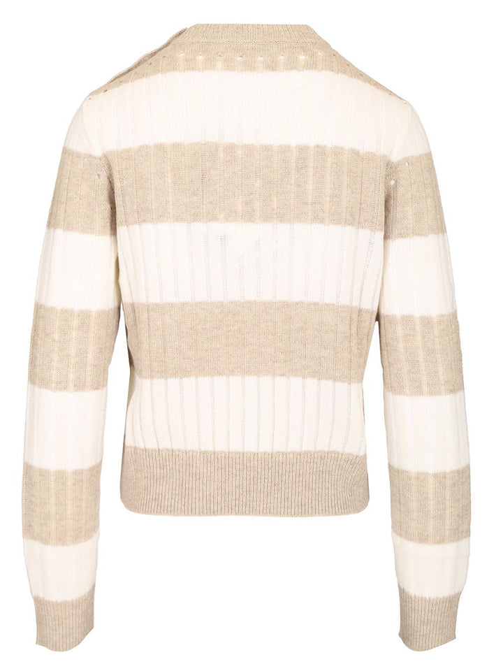 Max Mara Marinière Style Sweater Knitwear - Multicolor | 9f527faa674a3b1dace81c86785eec482ea18f09