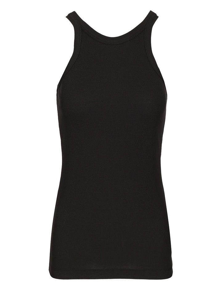 Sportmax Ribbed Top Tops - Black | 2388e7551c2db9d9389311166f98ddbfd28828d2