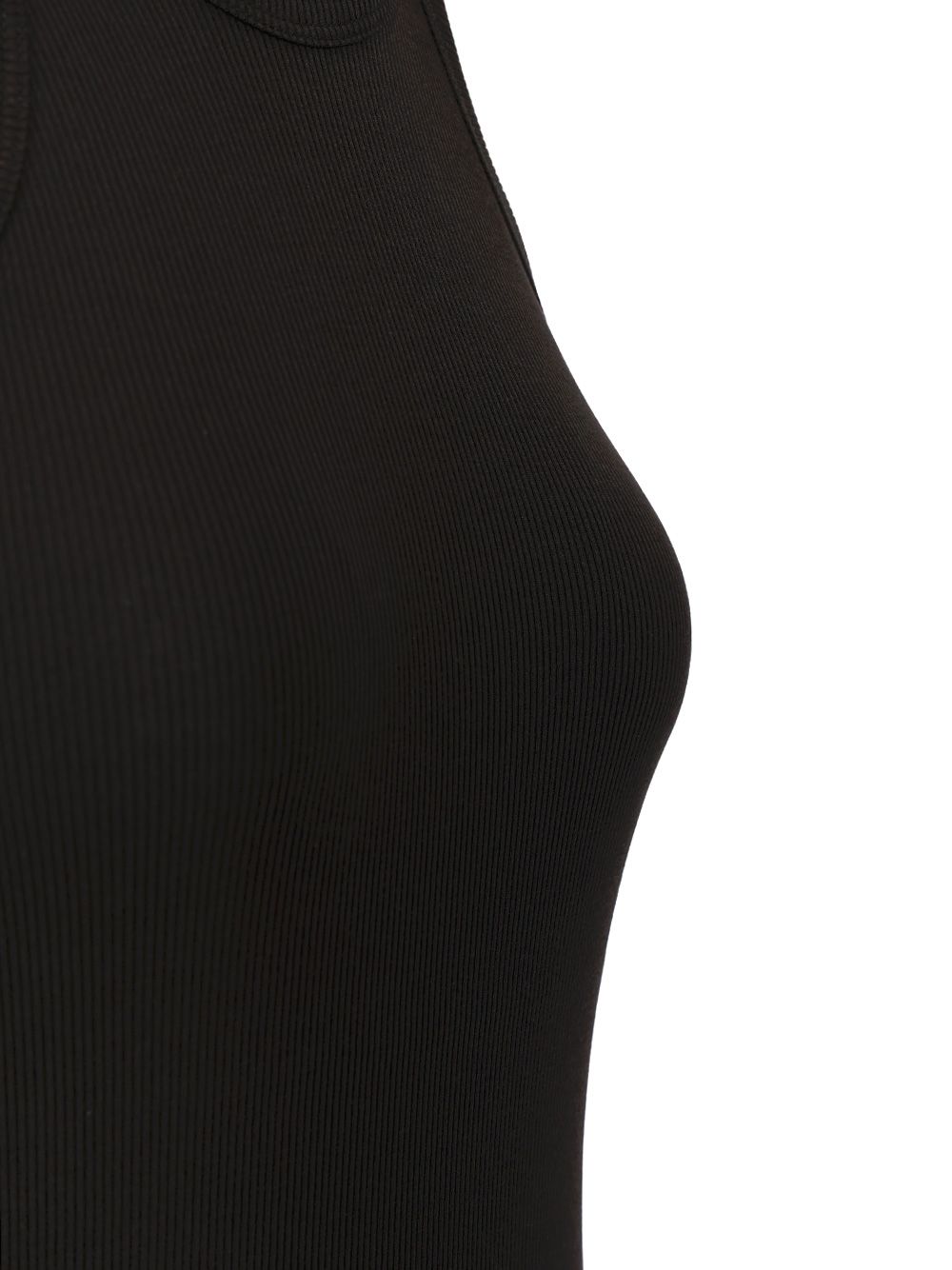 Sportmax Ribbed Top Tops - Black | 44c0e0493deece0531b4aeaa0378d5e7e95344bf