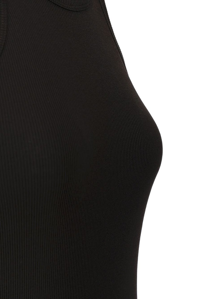 Sportmax Ribbed Top Tops - Black | 44c0e0493deece0531b4aeaa0378d5e7e95344bf