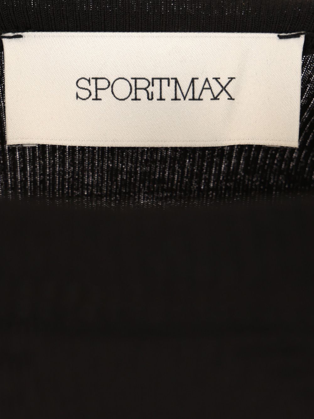 Sportmax Ribbed Top Tops - Black | 6545e8982ebf0180598b2222c7ac0397dbd4abe3