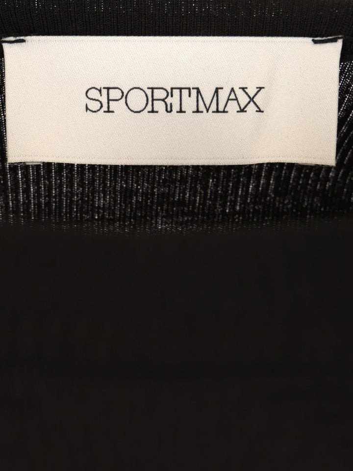 Sportmax Ribbed Top Tops - Black | 6545e8982ebf0180598b2222c7ac0397dbd4abe3