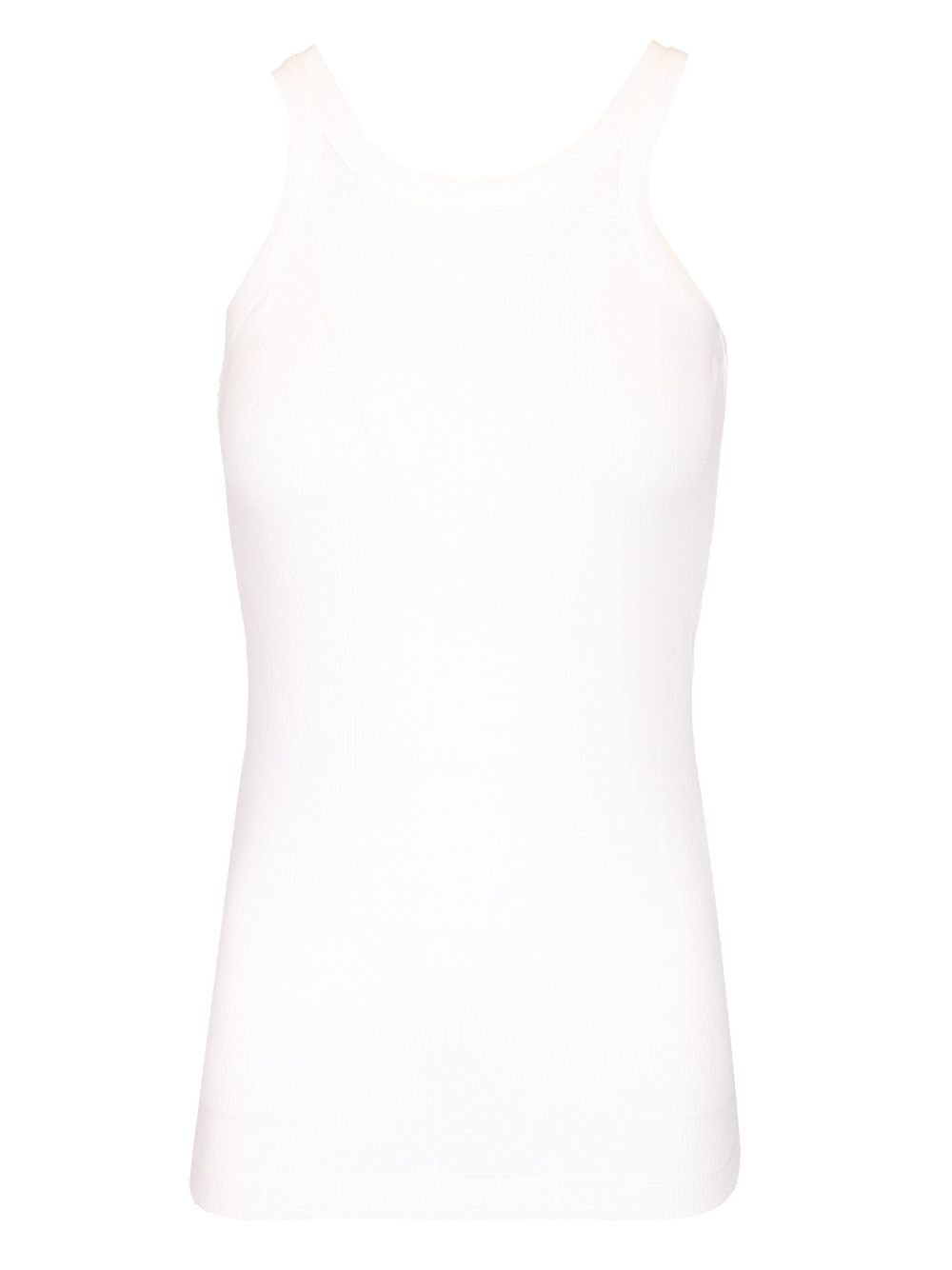 Sportmax Ribbed Top Tops - White | 35bc7c75eeebff6a3456c49c4e0b1dbfa2d3522d