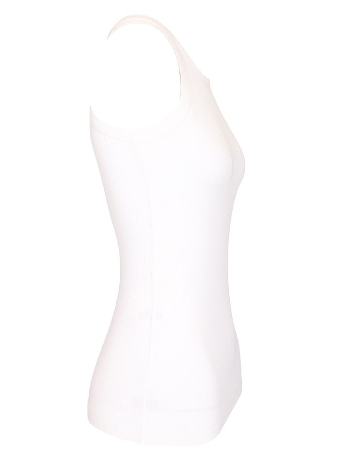 Sportmax Ribbed Top Tops - White | c11aba10f2721aaae7e16eb62b59bbd2ddbbae24