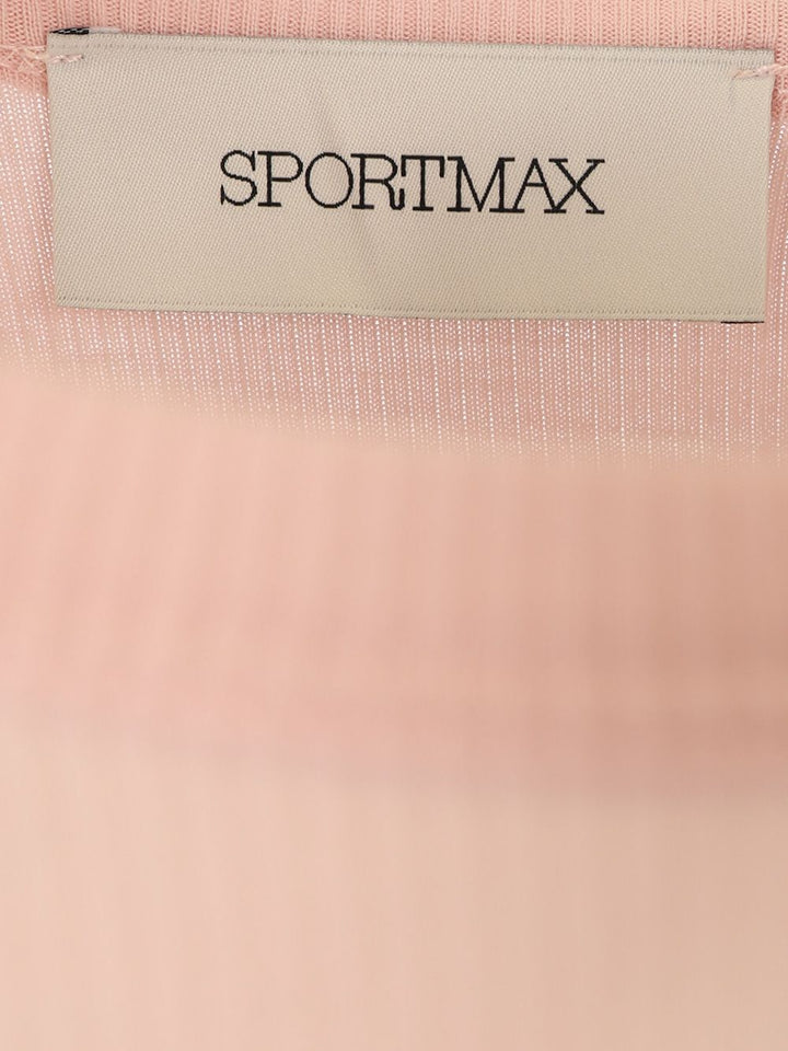 Sportmax Ribbed Top Tops - Rose | 7fdc1513f6408e15839bf5ec284086e9236c517d