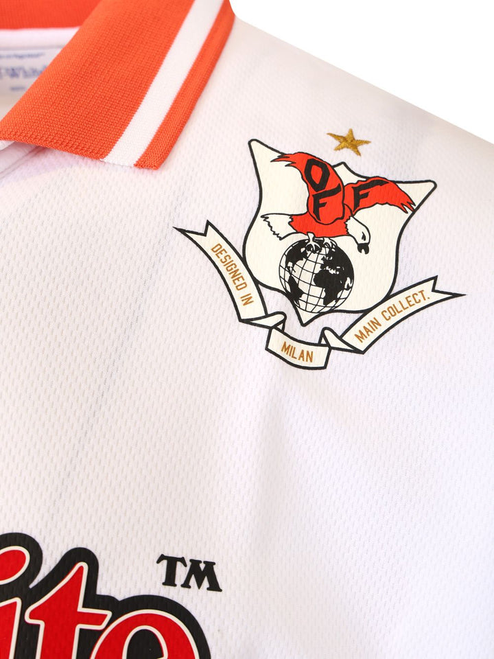 Off-White Eagle Soccer S/S Polo White - Red T-Shirt - White | 96de43ec289d83c2b886d21a9f7cbcbcef2a23c9