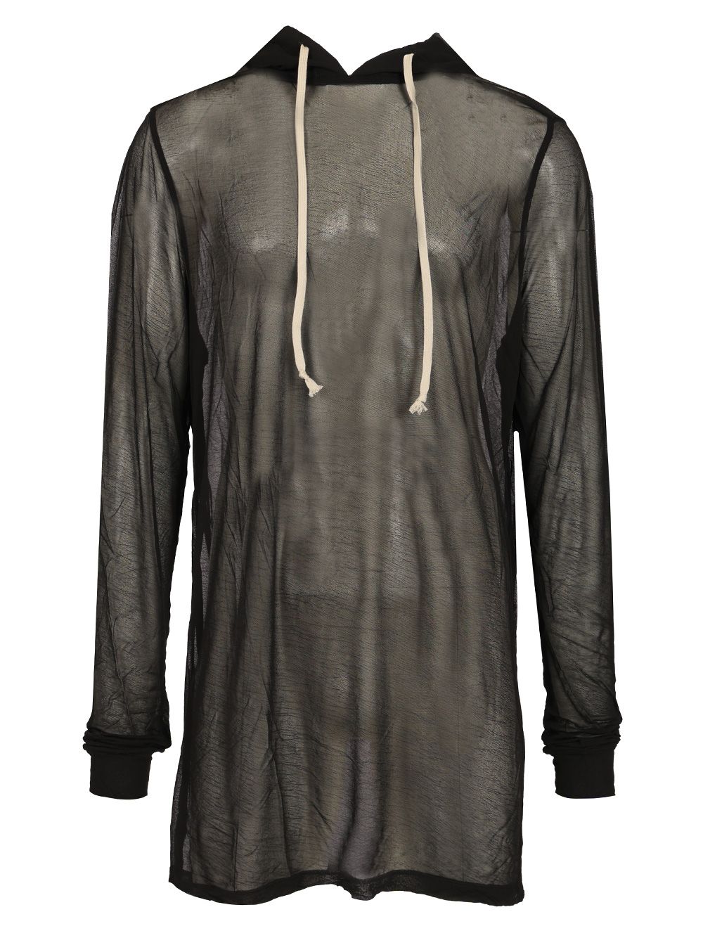Rick Owens Top With Hood T-Shirt - Black | 8ffcecea8b9c7ab0b01cb714309a06686ea378f7