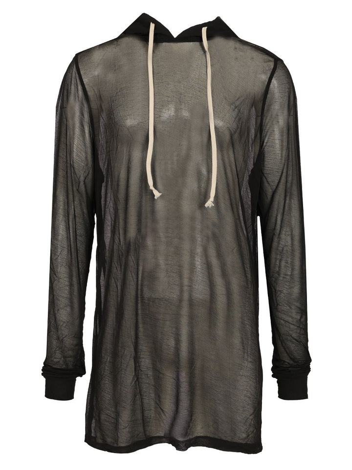 Rick Owens Top With Hood T-Shirt - Black | 8ffcecea8b9c7ab0b01cb714309a06686ea378f7