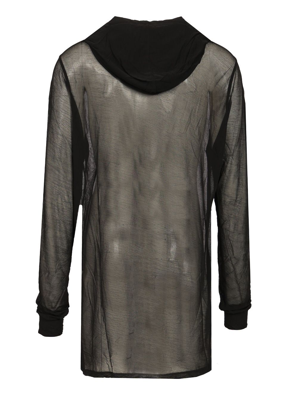 Rick Owens Top With Hood T-Shirt - Black | 331fb4efefd92fa2b6d457313157bfa596a684ca