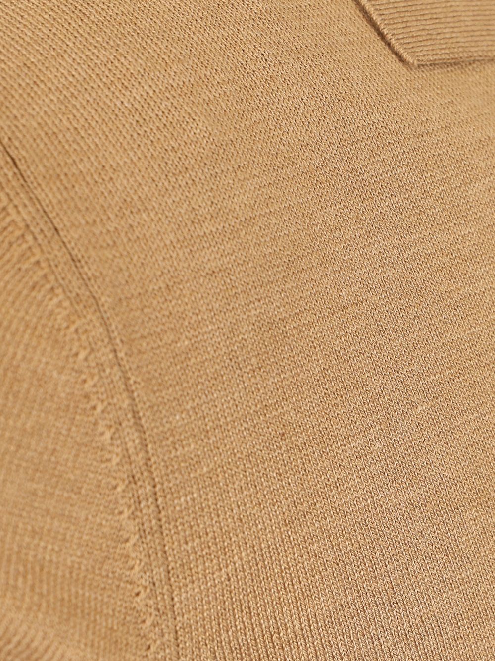 Mauro Ottaviani Knitted Jersey Polo shirt - Beige | a0d61932620d86f9291fdaeb30489180e6c6b518
