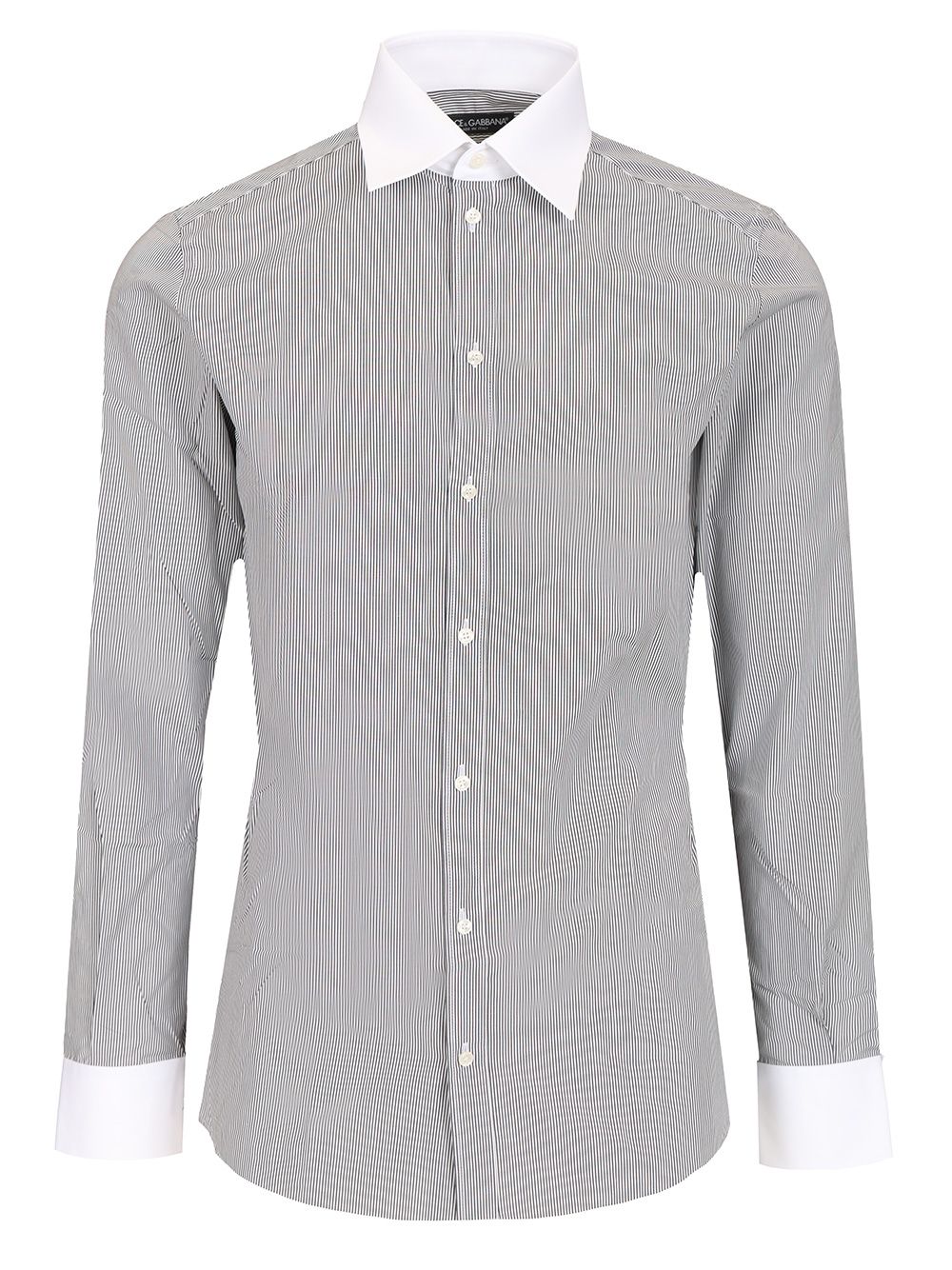 Dolce & Gabbana Striped Cotton Poplin Shirt Shirts - Multicolor | 158b1c8ea1b573409d9bab0549bed68c01fb6eb7