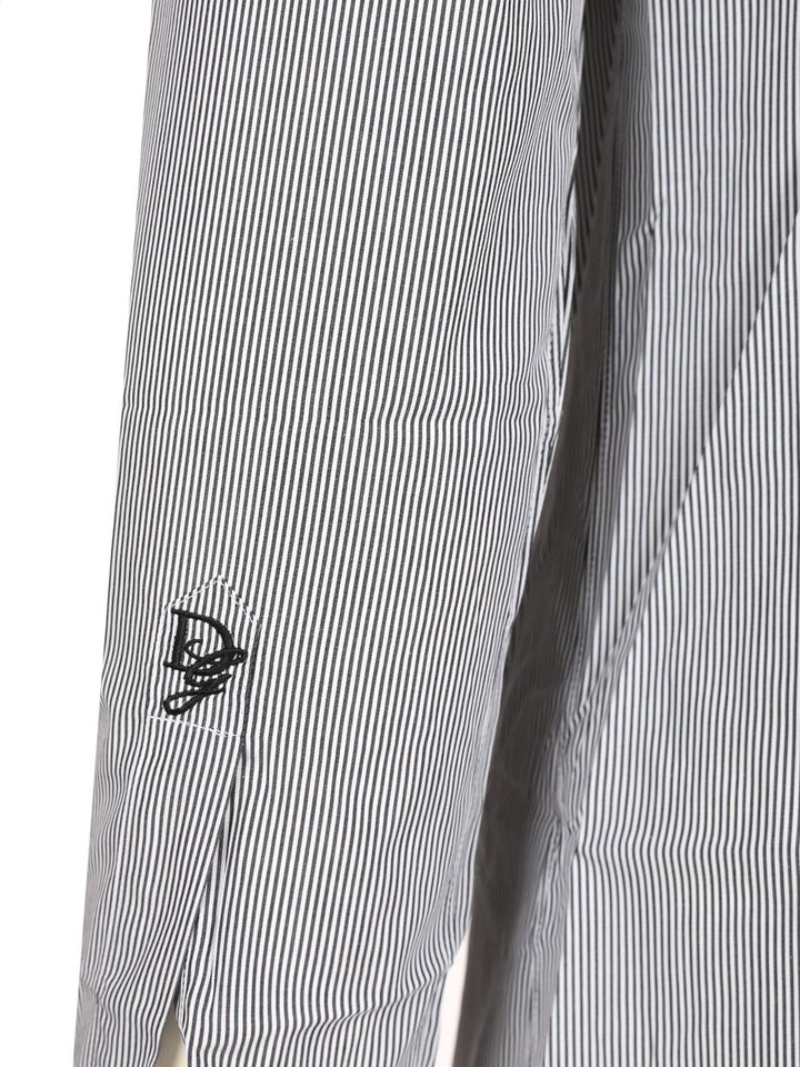 Dolce & Gabbana Striped Cotton Poplin Shirt Shirts - Multicolor | 5ebf86a6349d84c5bf4faff598b23d8ba026dabe