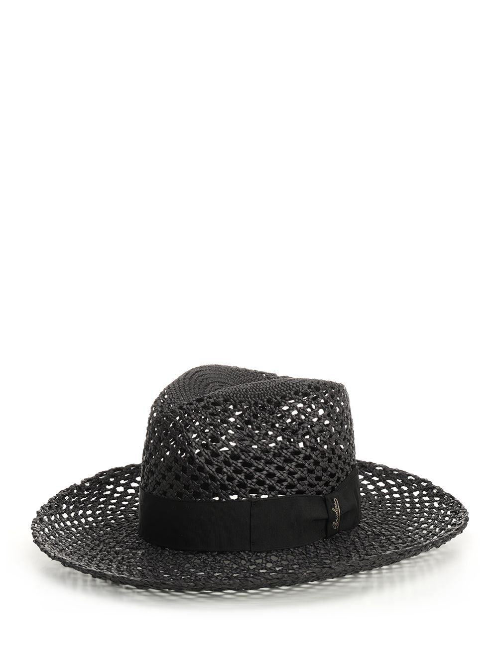 Borsalino Clint Panama Ventilated Hats - Black | af6f42e9c21b4478c086ffe20b37184a58eadc96
