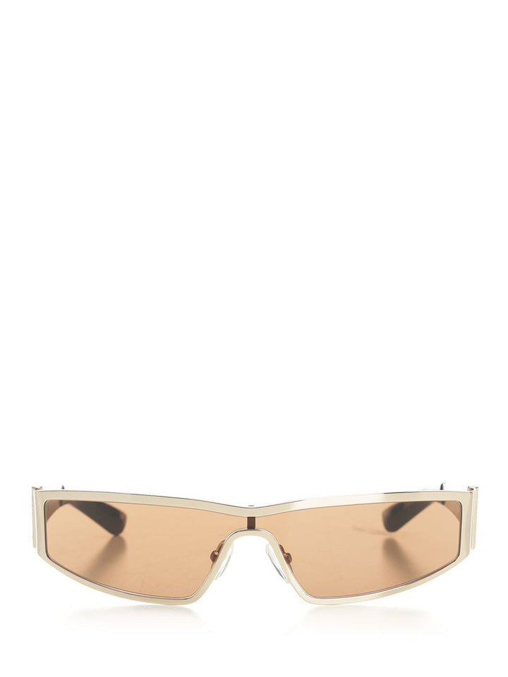 Mcqueen Metal Sun In Light Gold Glasses - Multicolor | 9cbff11ab738238fb5b94bfd9bd7a38253090c29