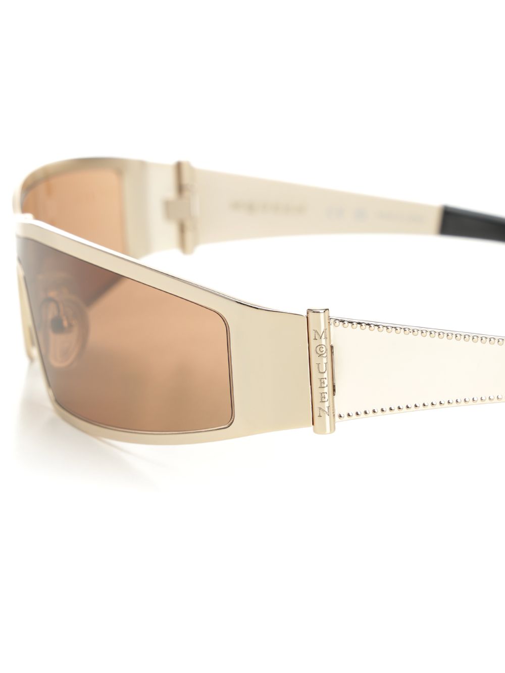 Mcqueen Metal Sun In Light Gold Glasses - Multicolor | 04dade03b5839992c86b049d9211ea70be6efac6