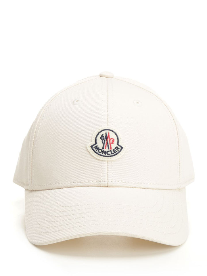 Moncler Baseball Cap With Logo Hats - White | 65e87e44da403dfc4356b3d8e3938243ec13f7a9