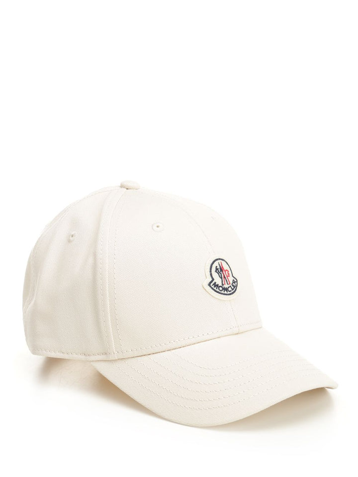 Moncler Baseball Cap With Logo Hats - White | ef8b12ee4e50f9a1703e7cad3c8b12dd23a12f29