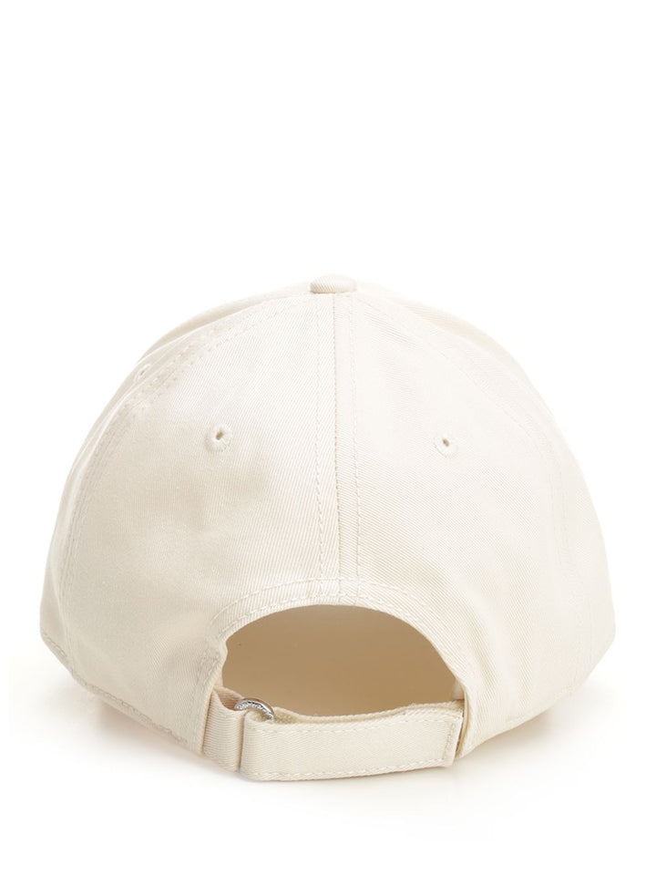 Moncler Baseball Cap With Logo Hats - White | e9d1db3e5f279583a5cccc4dddb1136267cb24f0