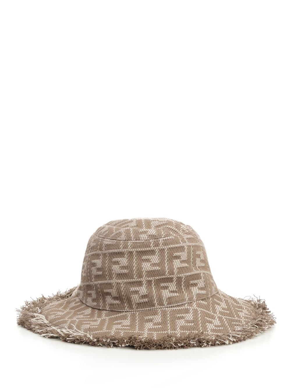 Fendi Jacquard Hat Hats - Beige | 4bc75aeb28fad42046a63c3a3a2235263985e192