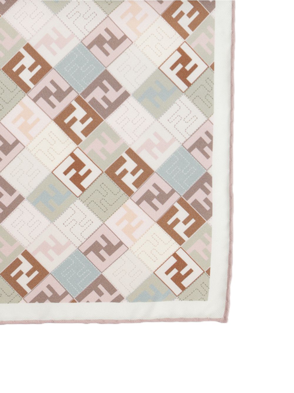 Fendi Foulard 55x55 Micro Ff Diago Scarves And Foulards - Beige | 2b7f810c38f5e702620cf263a775090cd63ac350