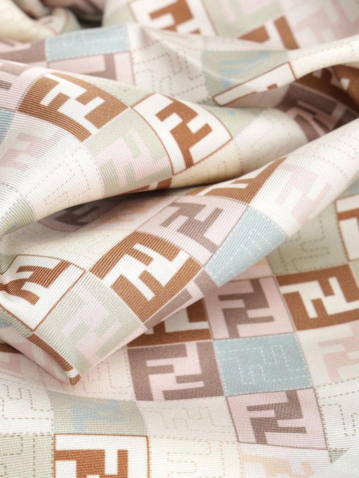 Fendi Foulard 55x55 Micro Ff Diago Scarves And Foulards - Beige | ff369aa2a4acbc82514905893fe2ff55f4822a25