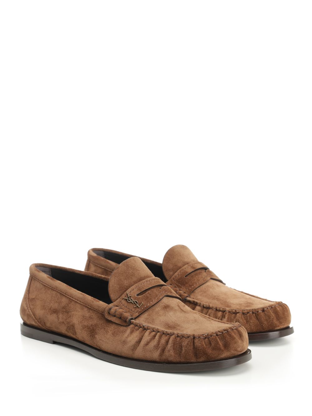 Saint Laurent Le Loafer Supple Scarpe basse - Brown | 637df1ad7992788cae4724d9e4ab1d5ad18b1412