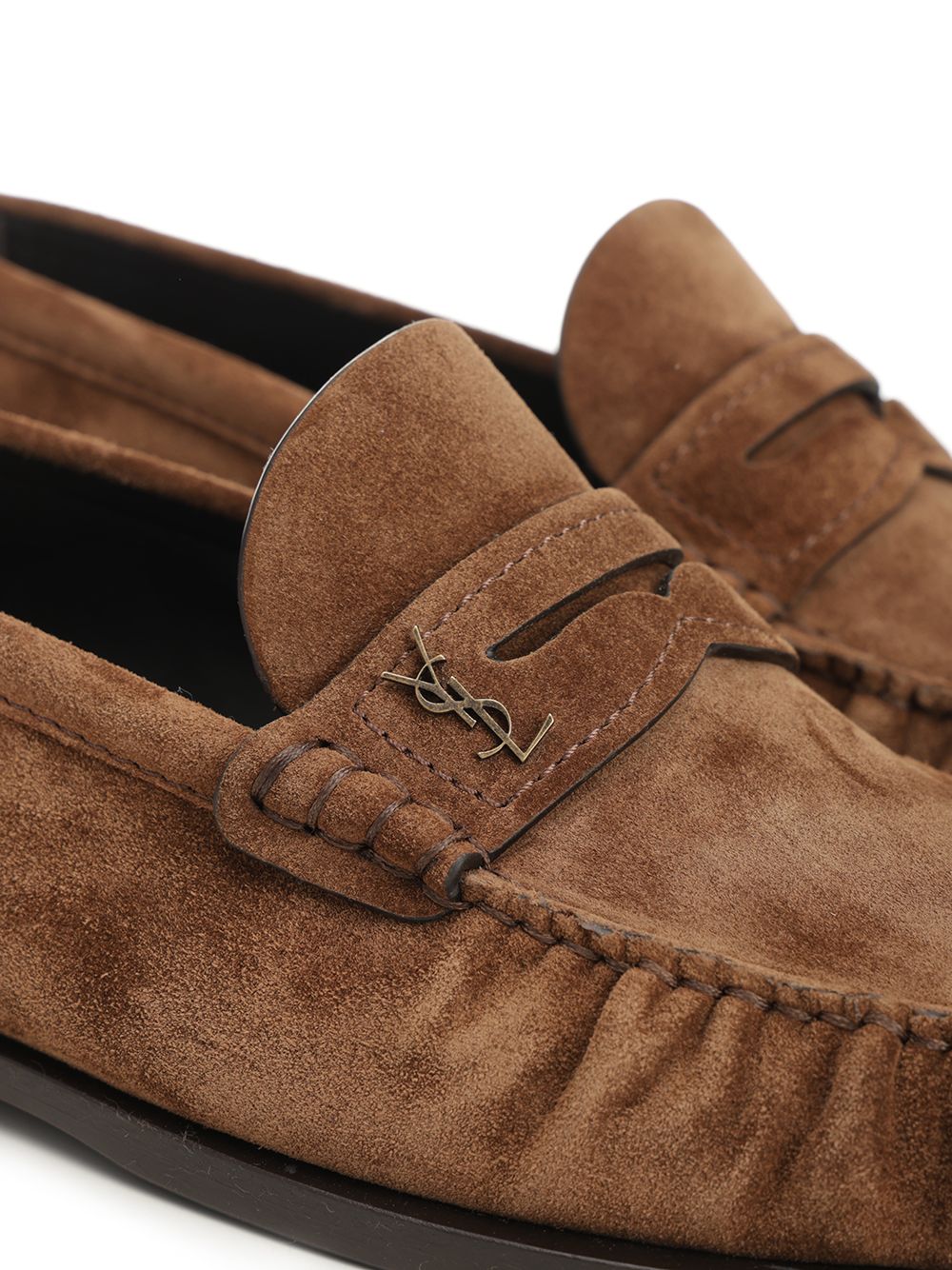 Saint Laurent Le Loafer Supple Scarpe basse - Brown | 8a55b2706bca5c0b8d057519186ffc0b19b58c65