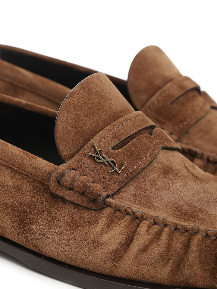 Saint Laurent Le Loafer Supple Scarpe basse - Brown | 8a55b2706bca5c0b8d057519186ffc0b19b58c65