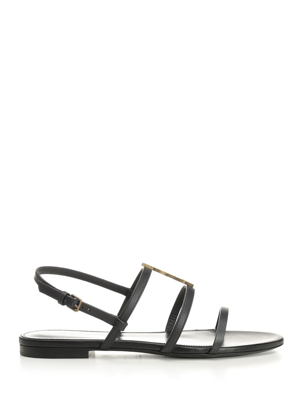 Saint Laurent New Cassandra Sandals - Black | dacbd82f7afb652edcf5154792a365dbb89d8294