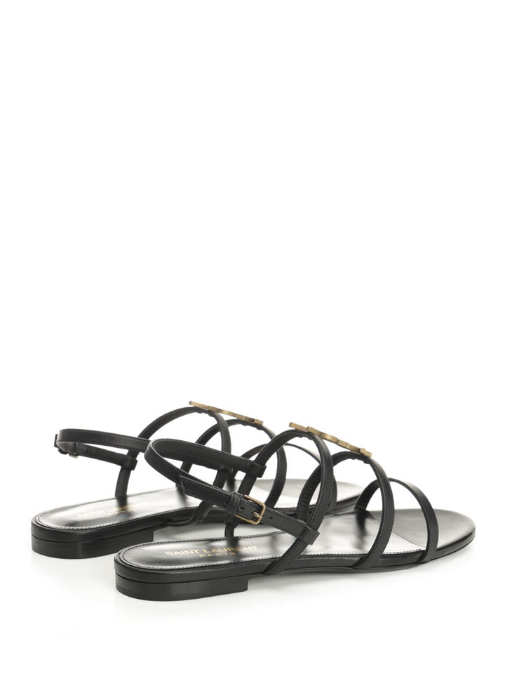 Saint Laurent New Cassandra Sandals - Black | 36c8b7e0db3be36f98c8755063e5397bbeda29be