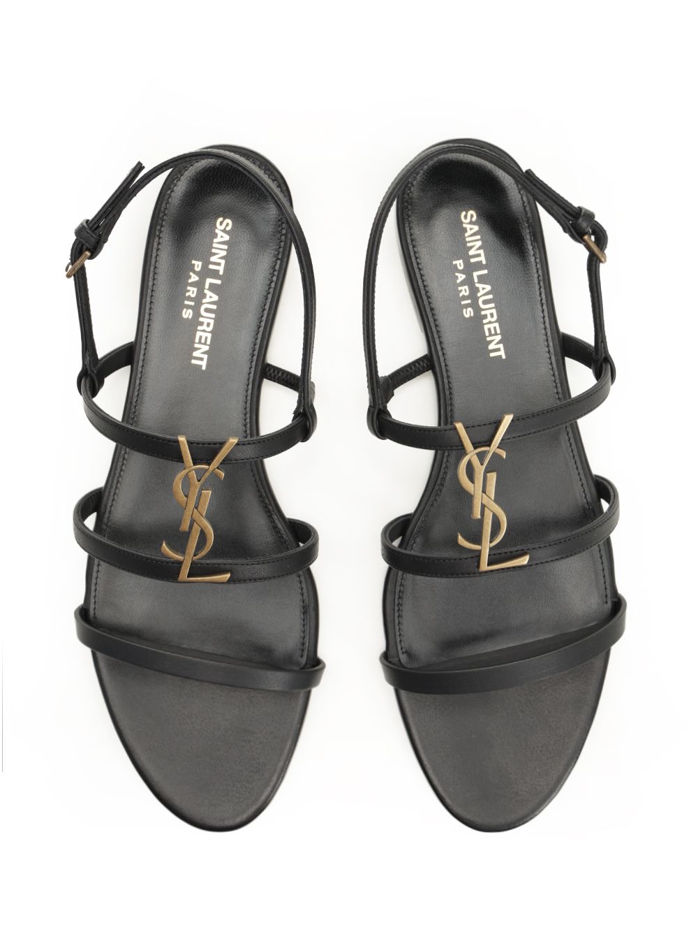 Saint Laurent New Cassandra Sandals - Black | 810a609c7d91bea2dab1213b92f59740d5d92db8