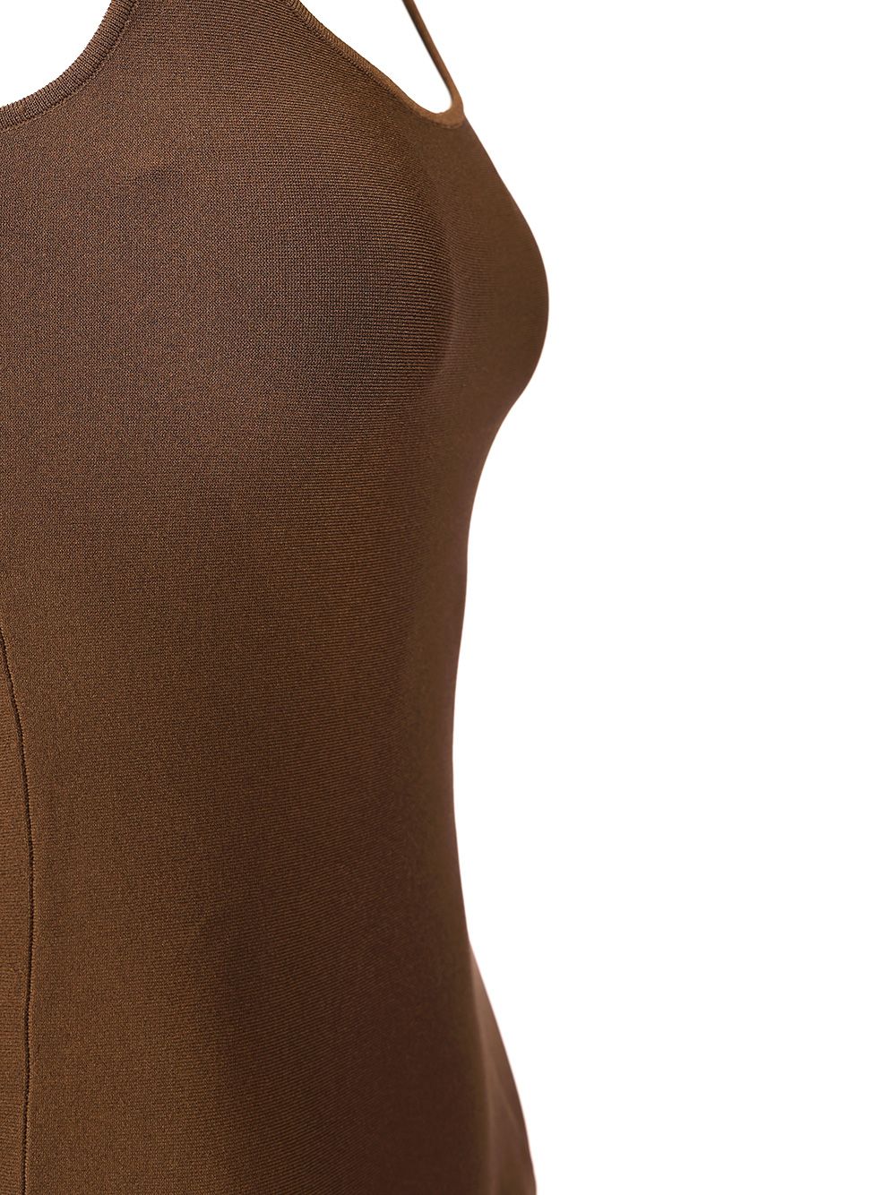 Fendi Long Viscose Dress Dresses - Brown | 199f32e555732a09e9cbc0e1dcbd52975bb45dcb