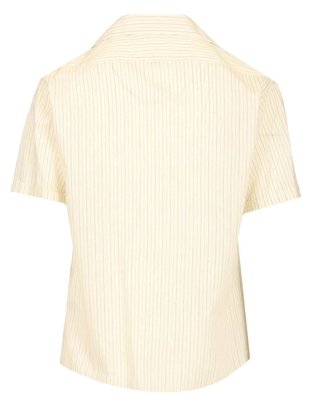 Maison Margiela Short-Sleeved Shirt Shirts - White | daf6bbdd9648482ff08817f80bc21acf8a1062f5