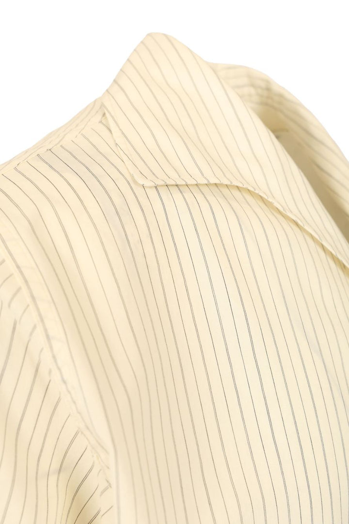 Maison Margiela Short-Sleeved Shirt Shirts - White | e8be0cafb385a56cef898b0e9e1596dccd791be6