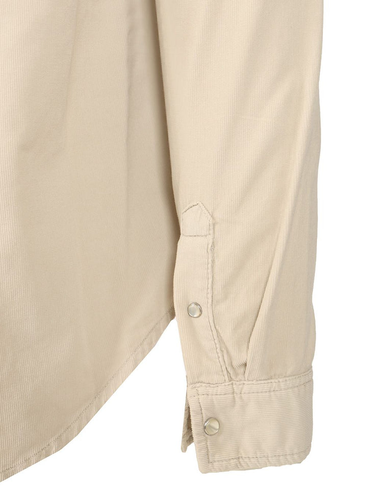 Marant Vasco Shirts - Beige | c360c5a6e021ac0fea2385794d9d87bb440ed689