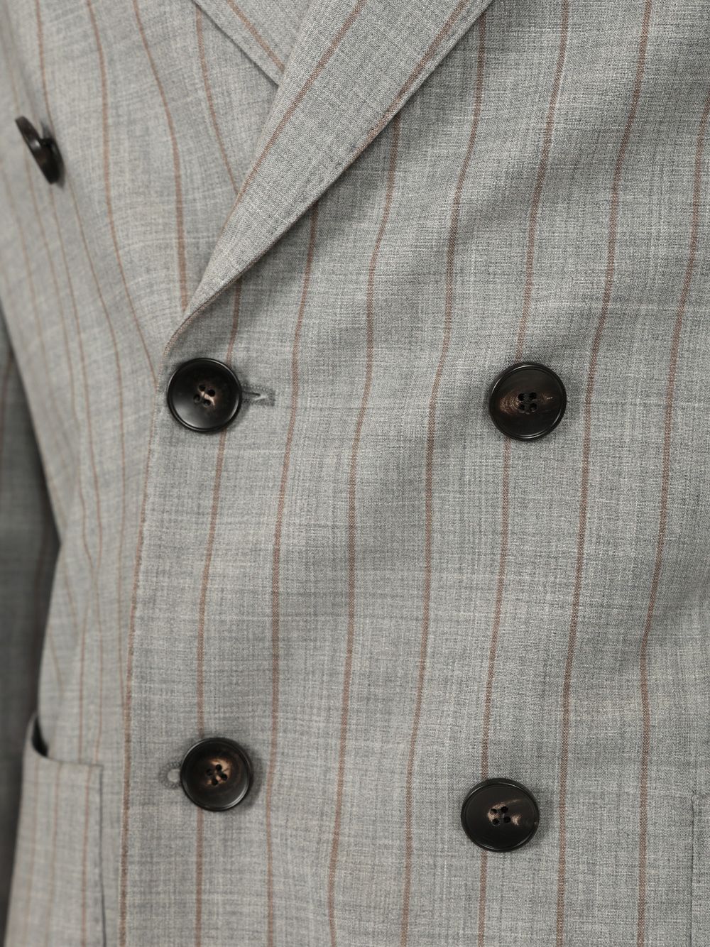 Guarinucci Double-Breasted Pinstriped Suit Dresses - Grey | 261369d0adf55514755113b4cccd29fc36dadf3a