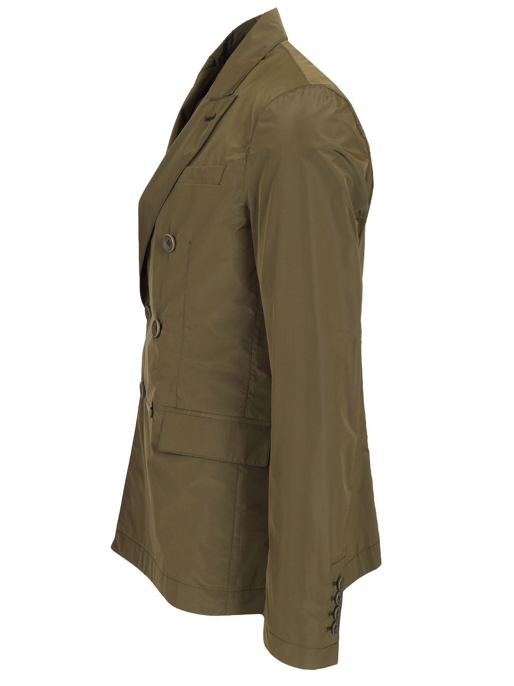 Herno Double Breasted Blazer Jackets - Green | 72995d50b58ad2a5d33a51045758bb4e7b6a171c