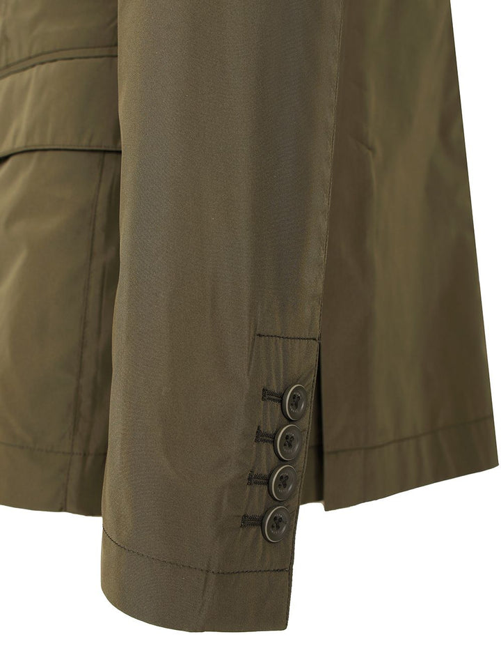 Herno Double Breasted Blazer Jackets - Green | 96e75374c2a43e81c87e5f73eb26c0a002a09a6d