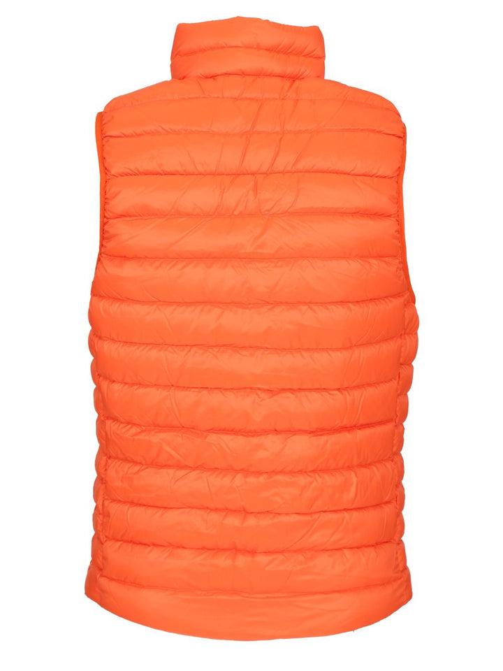 Patagonia Sleeveless Drawstring Down Jacket Coats - Orange | 088e579b88a020d2e2982add00bf9bafddf8a2a4
