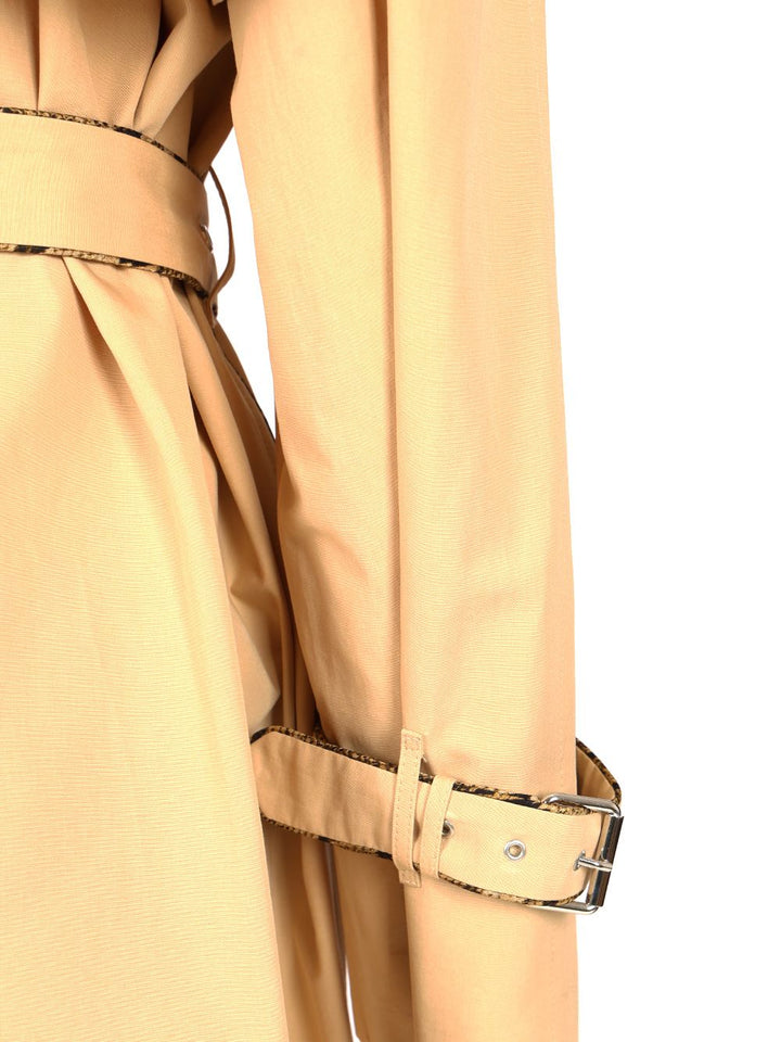 Dries Van Noten Cotton Gabardine Trench Coat Coats - Beige | 4952bc65123f42f44f2268125a8af1e4622bede3
