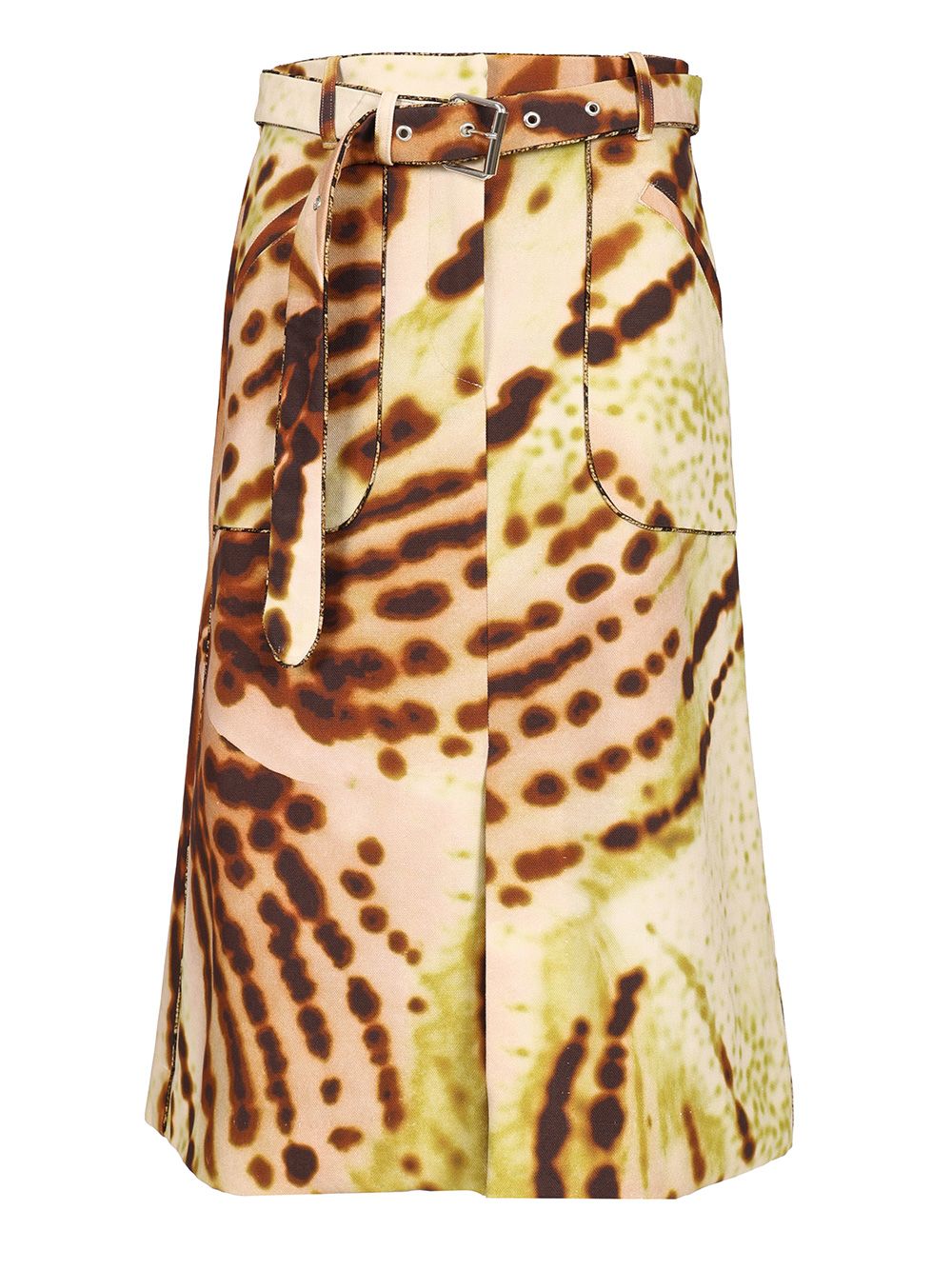 Dries Van Noten Knee-Length A-Line Skirt Skirts - Green | 0b5a8eae641b892dc8d53d27e0760bf0032bf678