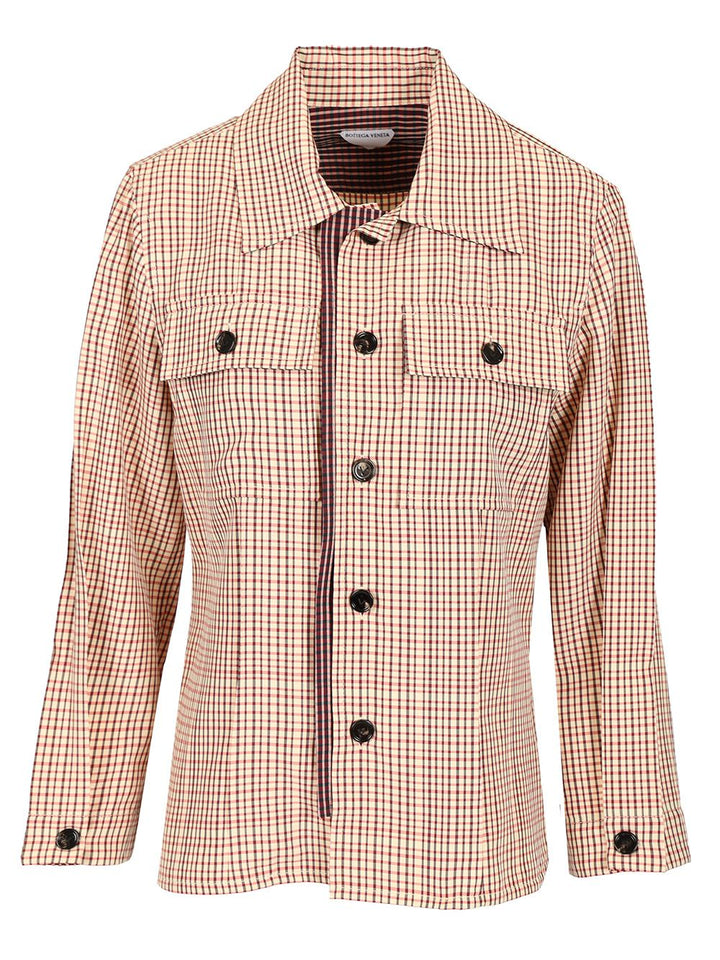 Bottega Veneta Checked Viscose Shirt Shirts - Multicolor | 77cff54ab61485d39805b749f70f0cb24e657692