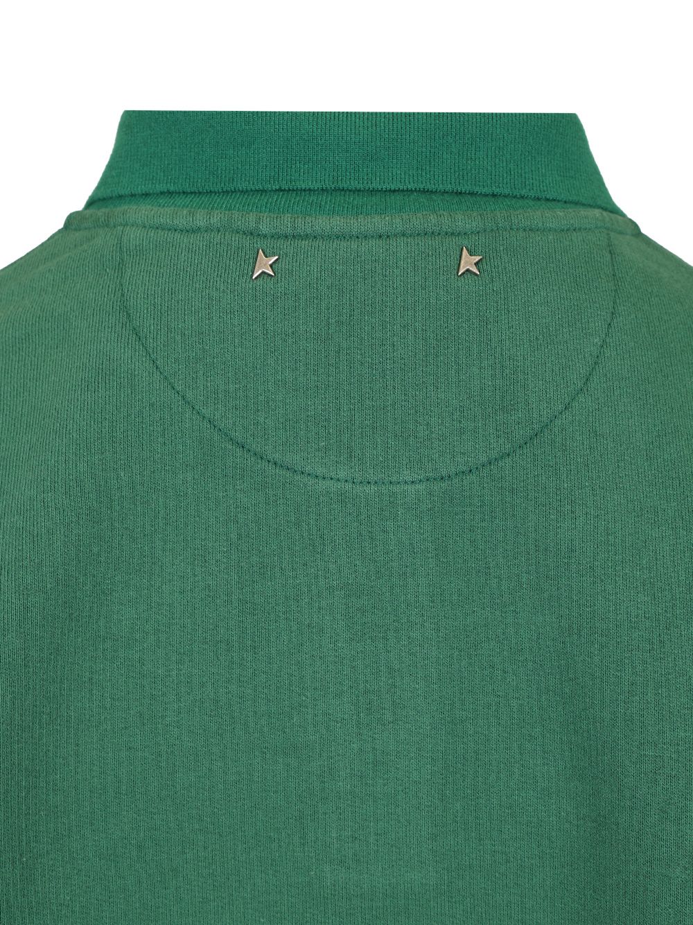 Golden Goose Deluxe Brand Cropped Polo Sweatshirt Polo shirt - Green | b612c8edef13ac5c4502e3b8660c7a82c6802196