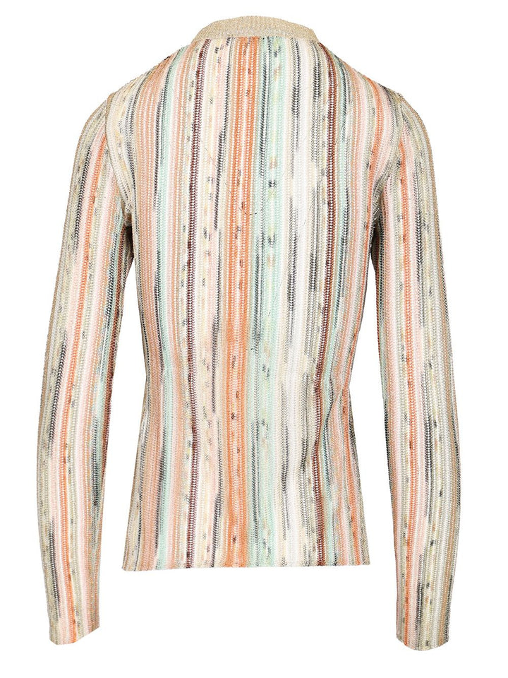Missoni Slim Lamé Cardigan Knitwear - Multicolor | bde80c184434008fca44f75c2ec0cb1e4787b231