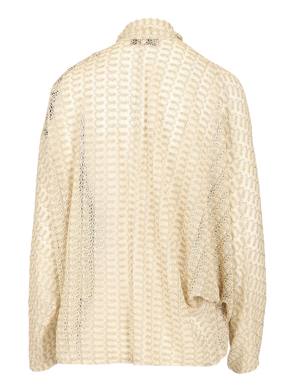 Missoni Lamé Lace Blouse Tops - Gold | 5e8b64acbea23e531b48598265885c5ffcd46eee