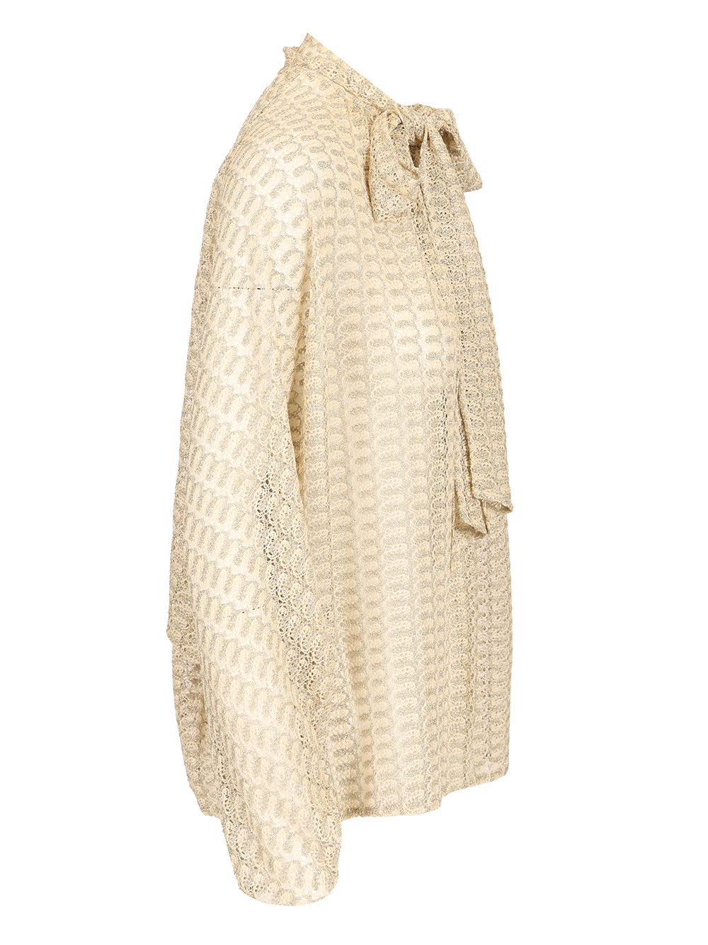 Missoni Lamé Lace Blouse Tops - Gold | cc6f820eebb2e9a116ca5873a4a4655dbaa0770a