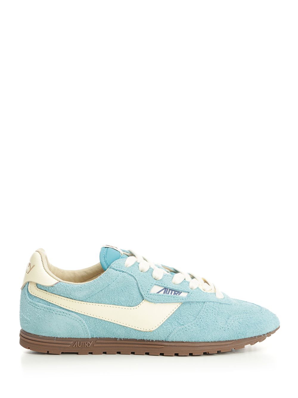 Autry  Windspin Sneaker In Perforated Leather Sneakers - Light blue | 92091cb6cf4dc16c5c4a4ba0cbc3059487760fd5